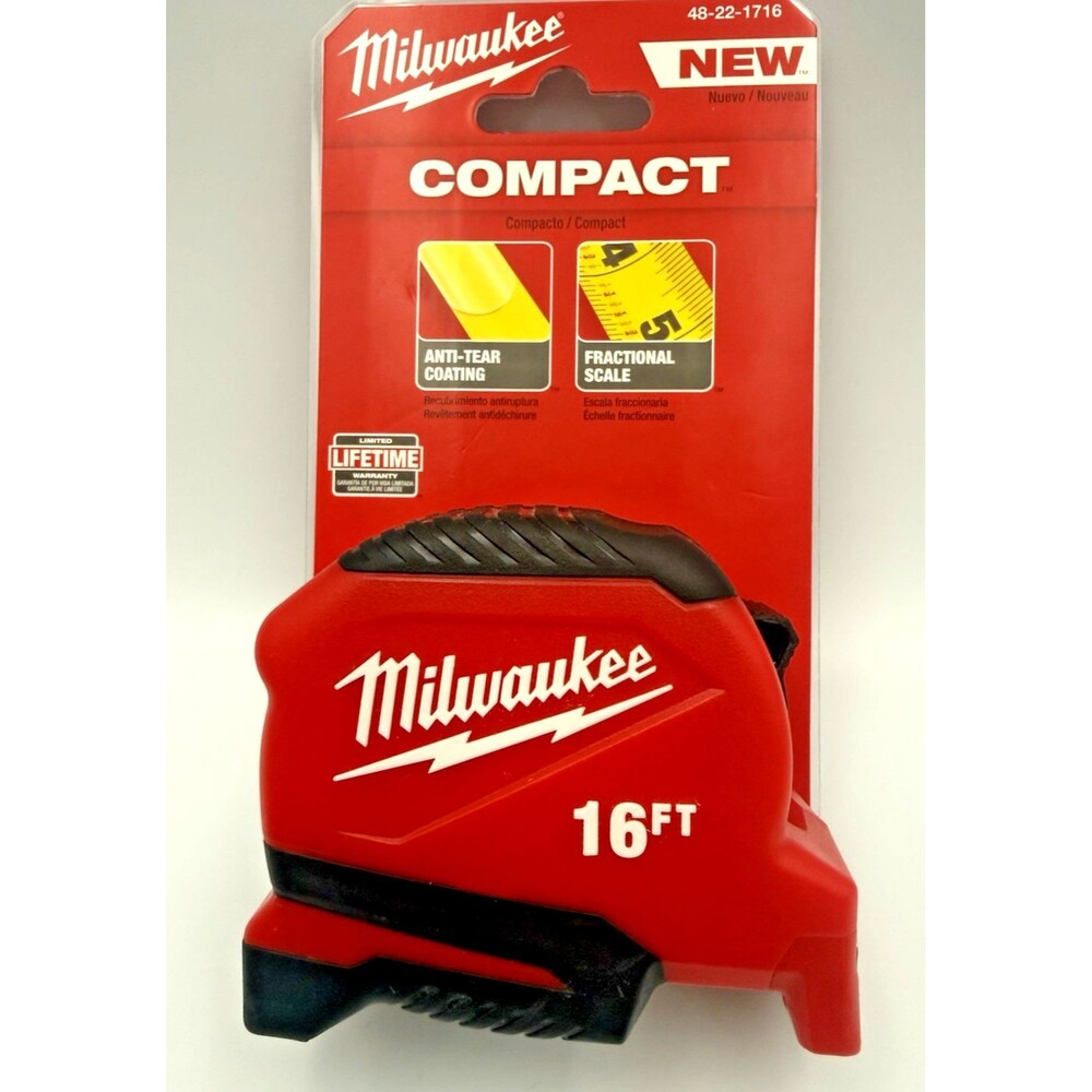 DEWALT Atomic Compact Series 16 ft. Tape Measure (DWHT38116)